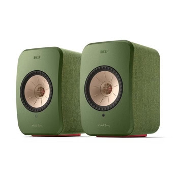 Тонколони KEF LSX II, 2.0, HDMI, Optical, RCA, RJ-45, USB, Jack 3.5mm, Bluetooth, Wi-Fi, зелени | JAR Computers Тонколони KEF LSX II Green