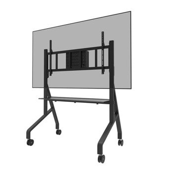 Стойка за телевизор Neomounts FL50-575BL1, за под, за екрани от 65" до 110", VESA 1100x600, до 125кг, черна | JAR Computers Neomounts FL50-575BL1