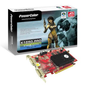 RADEON x1650Pro 512MB SCS PowerColor 128bit PCI …