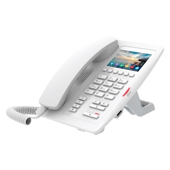 VoIP телефон Fanvil H5W, 3.5" (8.89 cm) 320x480 цветен дисплей, 2 SIP акаунта, 6 линии, 2x 10/100 Mbps LAN порта, Wi-Fi, PoE, бял image