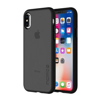 Калъф за Apple iPhone XS, хибриден, Incipio Octane IPH-1632-BLK, удароустойчив, черен | JAR Computers Incipio Octane IPH-1632-BLK