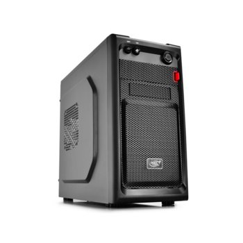 Кутия DeepCool Smarter, micro ATX/mini-ITX, USB 3.0, черна, без захранване | JAR Computers Кутия Case mATX SMARTER - Black, USB3.0