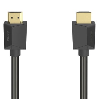 Кабел Hama High Speed 205243, от HDMI(м) към HDMI(м), 3m, черен, позлатени конектори, 8K, 48 Gbit/s | JAR Computers HAMA-205243