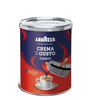 Кафе LAVAZZA CREMA Е GUSTO250г мляно метална кутия