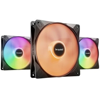 Вентилатори 140mm, be quiet! LIGHT WINGS LX, 4-pin, 1800rpm, ARGB подсветка, 3 броя | JAR Computers be quiet! LIGHT WINGS LX 3-pack BL130