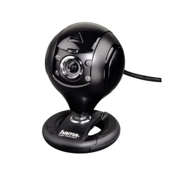 Уеб камера Hama Spy Protect (053950), HD, микрофон, USB, черна image
