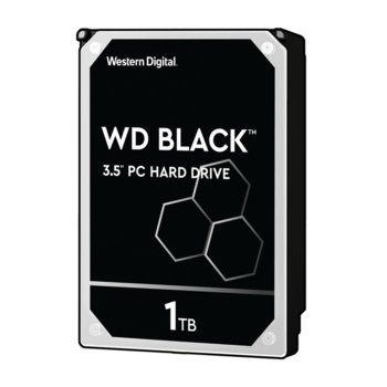 Твърд диск 1TB WD Black Performance, SATA 6Gb/s, 7200rpm, 64MB, 3.5" (8.89 cm) | JAR Computers 1TB WD Black WD1003FZEX SATA3