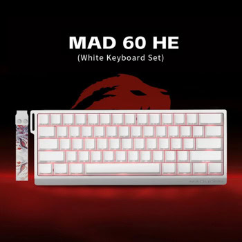 клавиатура madlions mad 60 he rgb бяла