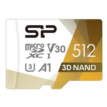 Карта памет 512GB SDXC с адаптер, Silicon Power Superior Pro, Class 10 UHS-I U3, скорост на четене до 100MB/s, скорост на запис до 80MB/s | JAR Computers Silicon Power Superior Pro 512GB SP512GBSTXDU3V20A