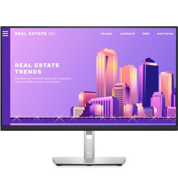 Монитор Dell P2722H (210-AZYZ), 27" (68.58 cm) IPS панел, Full HD, 5ms, 300cd/m2, DisplayPort, HDMI, VGA, USB | JAR Computers Dell P2722H