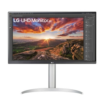 Монитор LG 27UP850N-W, 27" (68.58 cm) IPS панел, 4K/UHD, 5ms, 1 200:1, 400cd/m2, DisplayPort, HDMI, USB | JAR Computers LG 27UP850N-W