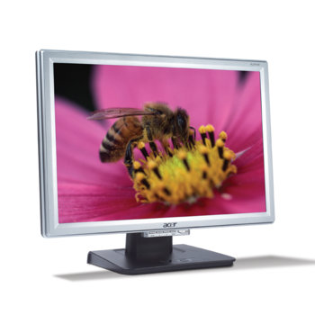 Монитор 24" Acer AL2416WB 5ms 1000:1 400cd/m2, DVI, сребрист, 3Y | JAR Computers 24" Acer AL2416WB 5ms 1000:1 400cd/m2