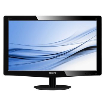 Монитор Philips 226V3LSB, 21.5" (54.61 cm), TN панел, FULL HD, 5ms, 10 000 000:1, 250cd/m2, DVI, D-Sub | JAR Computers Philips 226V3LSB