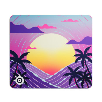 steelseries qck l neon sunset 67309