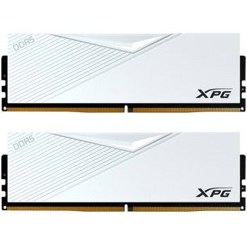 Памет 64GB (2x32GB) DDR5 5600MT/s, A-Data XPG Lancer White, AX5U5600C3632G-DCLAWH, 1.25V | JAR Computers A-Data XPG Lancer 2x16GB AX5U5600C3632G-DCLAWH