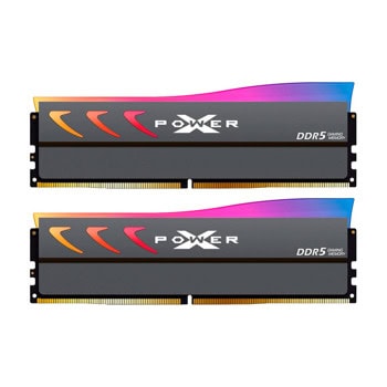 Памет 32GB (2x16GB) DDR5 6000MT/s, Silicon Power XPOWER Storm RGB Gaming Gray, SP032GXLWU60CFDK, 1.35V | JAR Computers Silicon Power SP032GXLWU60CFDK