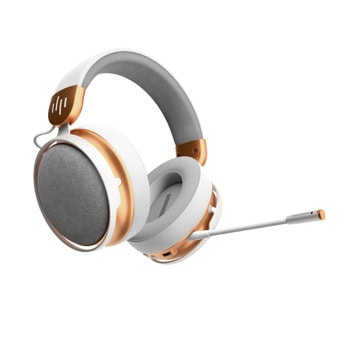 Слушалки Dark Project Sono, безжични, Bluetooth, USB, микрофон, 53mm неодимови говорители, до 25 часа време на работа, гейминг, бели | JAR Computers Dark Project Sono Wireless White