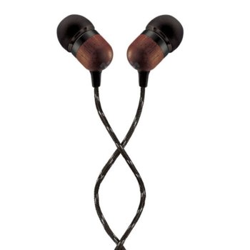 Слушалки тапи House of Marley Smile Jamaica (EM-JE041-SB), микрофон, 3.5mm, черни/кафяви | JAR Computers House of Marley Smile Jamaica EM-JE041-SB