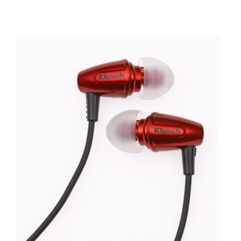 Слушалки Klipsch Image S3 Graphite, червени, тип "тапи" | JAR Computers Klipsch Image S3 Graphite headphones for mobile