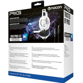 слушалки nacon rig 300 pro hs бели
