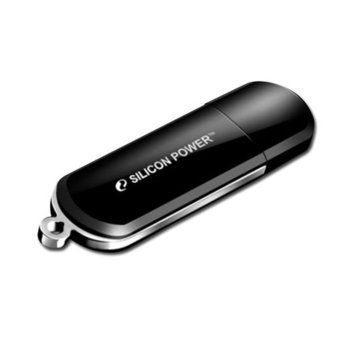 Памет 16GB USB Flash, Silicon Power LuxMini 322, черна | JAR Computers 16GB USB Flash, Silicon Power LuxMini 322