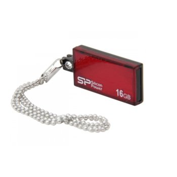 Памет 16GB USB Flash Drive Silicon Power Touch 810, USB 2.0, червена | JAR Computers Touch 810
