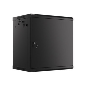 Комуникационен шкаф Lanberg WF01-6412-00B, 19", 12U, 64.5 x 45 x 60 cm, товароносимост до 60кг, черен | JAR Computers Lanberg WF01-6412-00B