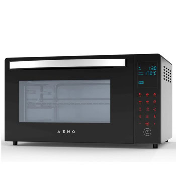 Мини фурна AENO AEO0001, 30 л. обем на фурната, таймер, 8 автоматични програми, режим на размразяване, 1600W, черна | JAR Computers AENO EO1 AEO0001