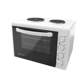 Мини готварска печка Елдом 203VFE, обем 38 L, максимална мощност 3400W | JAR Computers Готварска печка мини Елдом 203VFE