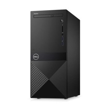 Настолен компютър Dell Vostro 3670 MT (N109VD3670BTPEDB01_1901), шестядрен Coffee Lake Intel Core i5-8400 2.8/4.0 GHz, 4GB DDR4, 1TB HDD, 2x USB 3.1, клавиатура и мишка. Windows 10 Pro, Wi-Fi, Bluetooth | JAR Computers Dell Vostro 3670 MT N109VD3670BTPEDB01_1901