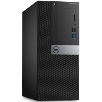 Настолен компютър Dell OptiPlex 3040 MT (S009O3040MTEDBCEE), дву-ядрен SkyLake Intel Core i3-6100 3.7GHz, 4GB DDR3L RAM, 500GB 7200rpm, 4x 3.0 USB, клавиатура и мишка, Windows 7/10 Pro | JAR Computers Dell OptiPlex 3040 MT S009O3040MTEDBCEE