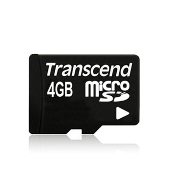 4GB Micro SD, Transcend