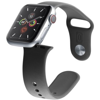 Каишка за смарт гривна Cellularline Urban 42/44mm, за Apple Watch, силиконова, черна | JAR Computers Cellularline Urban за Apple Watch 42/44mm Черна