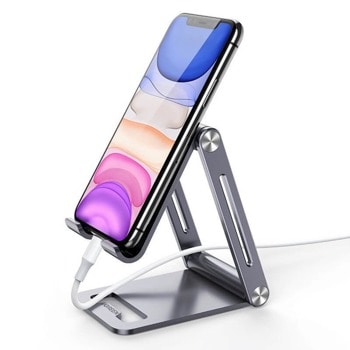 Стойка за телефон Ugreen Foldable Multi-Angle Phone Stand, мобилни устройства с размер на екрана от 4.7" до 7.9", сива | JAR Computers Ugreen Foldable Multi-Angle Phone Stand