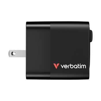 Verbatim GaN Wall Charger 65W 2 Port 32217