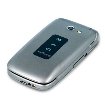 GSM myPhone Rumba (сив), 2.4" (6.096 cm) LCD QVGA дисплей, 0.3 Mpix Camera | JAR Computers myPhone Rumba