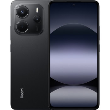 Смартфон Xiaomi Redmi Note 14 (черен), поддържа 2 SIM карти, 6.67" (16.94cm) AMOLED 120Hz дисплей, осемядрен Mediatek Helio G99 Ultra 2.2 GHz, 8GB RAM, 256GB Flash памет (+microSD слот), 108 + 2 + 2 + 20 Mpix камера, Android, 196.5g | JAR Computers Xiaomi Redmi Note 14 8/256 Midnight Black