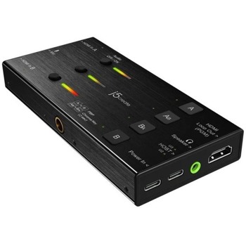 Кепчър j5create JVA06, 1080p60FPS, HDMI, USB-C, AUX, външен | JAR Computers j5create JVA06