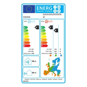 Hisense QJ35XJ3AG/AS35XJ3EW