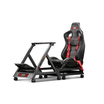Геймърски стол Next Level Racing GTtrack, до 150kg, коригиране на височината, черен | JAR Computers Next Level Racing GTtrack NLR-S009