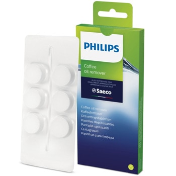 Таблетки за почистване на кафемашина Philips Saeco Coffee Oil remover tablets, 6 бр. | JAR Computers Philips Saeco Coffee Oil remover tablets