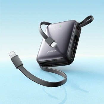 joyroom jr-pbf27 power bank 22.5w 10000 mah черен