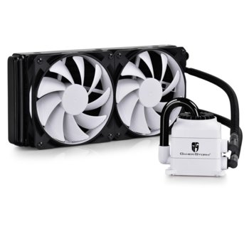 Водно охлаждане за процесор, Deep Cool CAPTAIN 240 WHITE, съвместимо с Intel LGA2011v3/2011/1366/1156/1155/1151/1150, AMD FM2(+)/FM1/AM3(+)/AM2(+) | JAR Computers Deep Cool CAPTAIN 240 WHITE