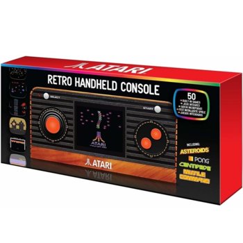Конзола Blaze Atari Handheld, 50 вградени игри, AV изход за връзка с телевизор | JAR Computers Blaze Atari Handheld + 50 вградени игри