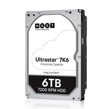 Твърд диск 6TB HGST Ultrastar DC HC310 7K6 (4KN), SATA 6Gb/s, 7200rpm, 256MB, 3.5" (8.89cm) | JAR Computers HDD Server HGST Ultrastar HC DC310/7K6 (4KN)