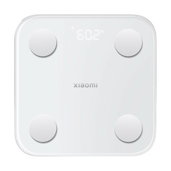 Кантар Xiaomi Body Composition Scale S400, до 150 кг натоварване, дигитален, измерва BMI/мускулна маса/костна маса/количество вода в организма, бял | JAR Computers Xiaomi Body Composition Scale S400 BHR7793GL
