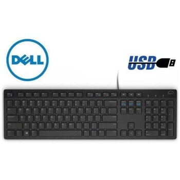 Dell KB216 Keyboard Bulgarian Black