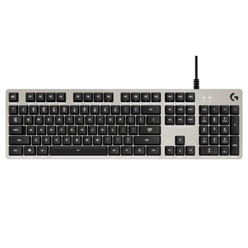Клавиатура Logitech G413, механична, подсветка, гейминг, сребриста, USB image