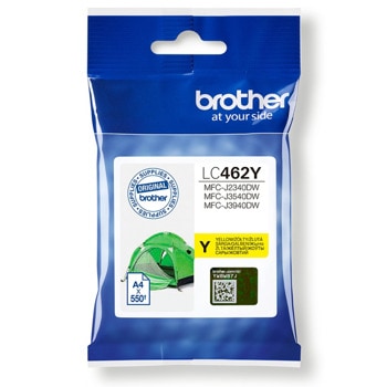 Касета за Brother MFC-J2340DW/J3540DW/J3940DW, LC462Y, Yellow, Оригинална, 550 к | JAR Computers Brother LC462Y Yellow 550 к