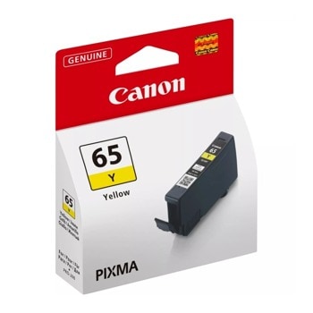 Касета за Canon PIXMA PRO-200, Yellow, - 4218C001AA - Canon CLI-65 - Заб.: 295 брой копия, 12.6 ml капацитет | JAR Computers Касета Canon CLI-65 Yellow 4218C001AA